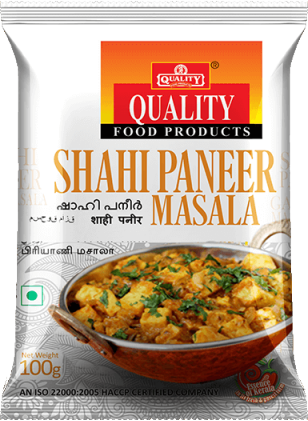 Quality Food Products - Shahi Paneer