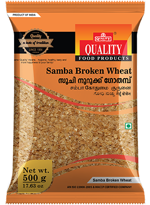 Quality Food Products - Samba Broken Wheat